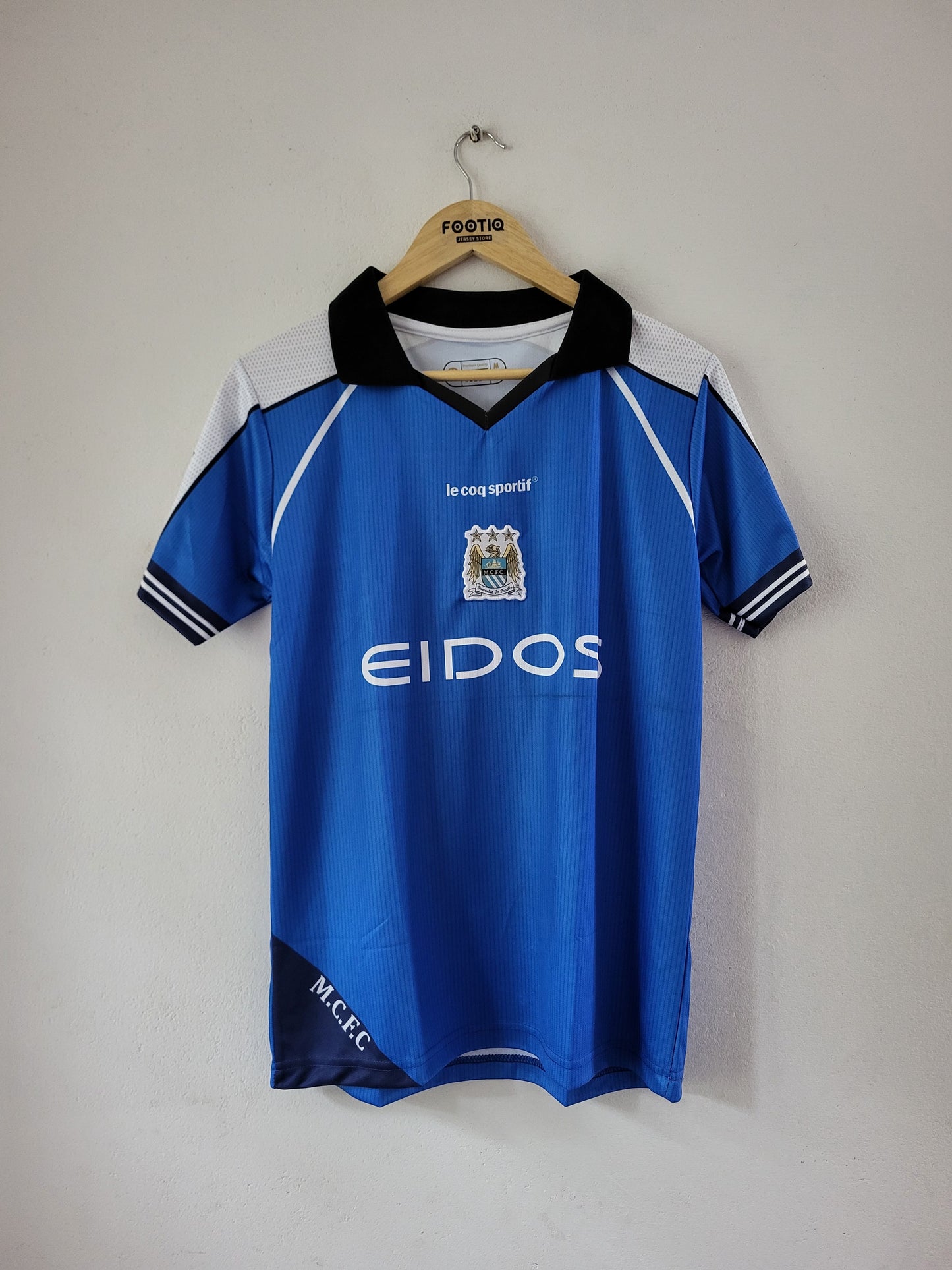HAALAND MAN CITY HOME KIT 1999-20 COLLAR PREMIUM EMBROIDERY