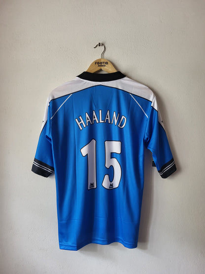 HAALAND MAN CITY HOME KIT 1999-20 COLLAR FIVE SLEEVE SUBLIMATION
