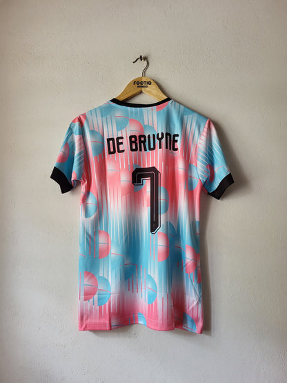 K DE BRUYNE  BELGIUM AWAY JERSEY 2026 V NECK PREMIUM EMBROIDERY