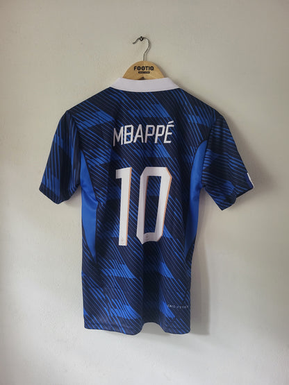 K MBAPPE FRANCE 2026 HOME JERSEY COLLAR SUBLIMATION