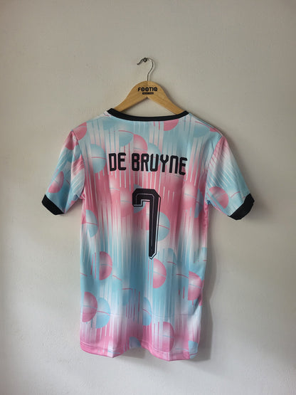K DE BRUYNE  BELGIUM AWAY JERSEY 2026 V NECK SUBLIMATION