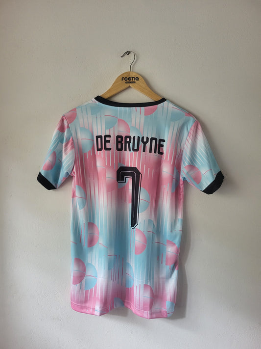 K DE BRUYNE  BELGIUM AWAY JERSEY 2026 V NECK SUBLIMATION
