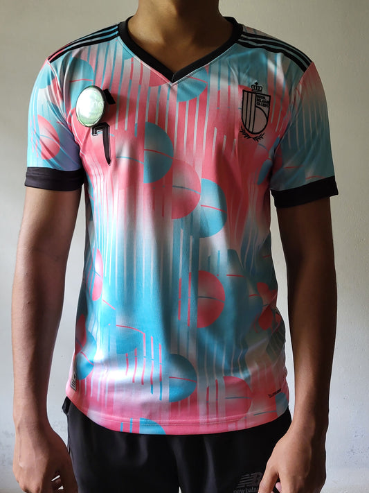 K DE BRUYNE  BELGIUM AWAY JERSEY 2026 V NECK PREMIUM EMBROIDERY