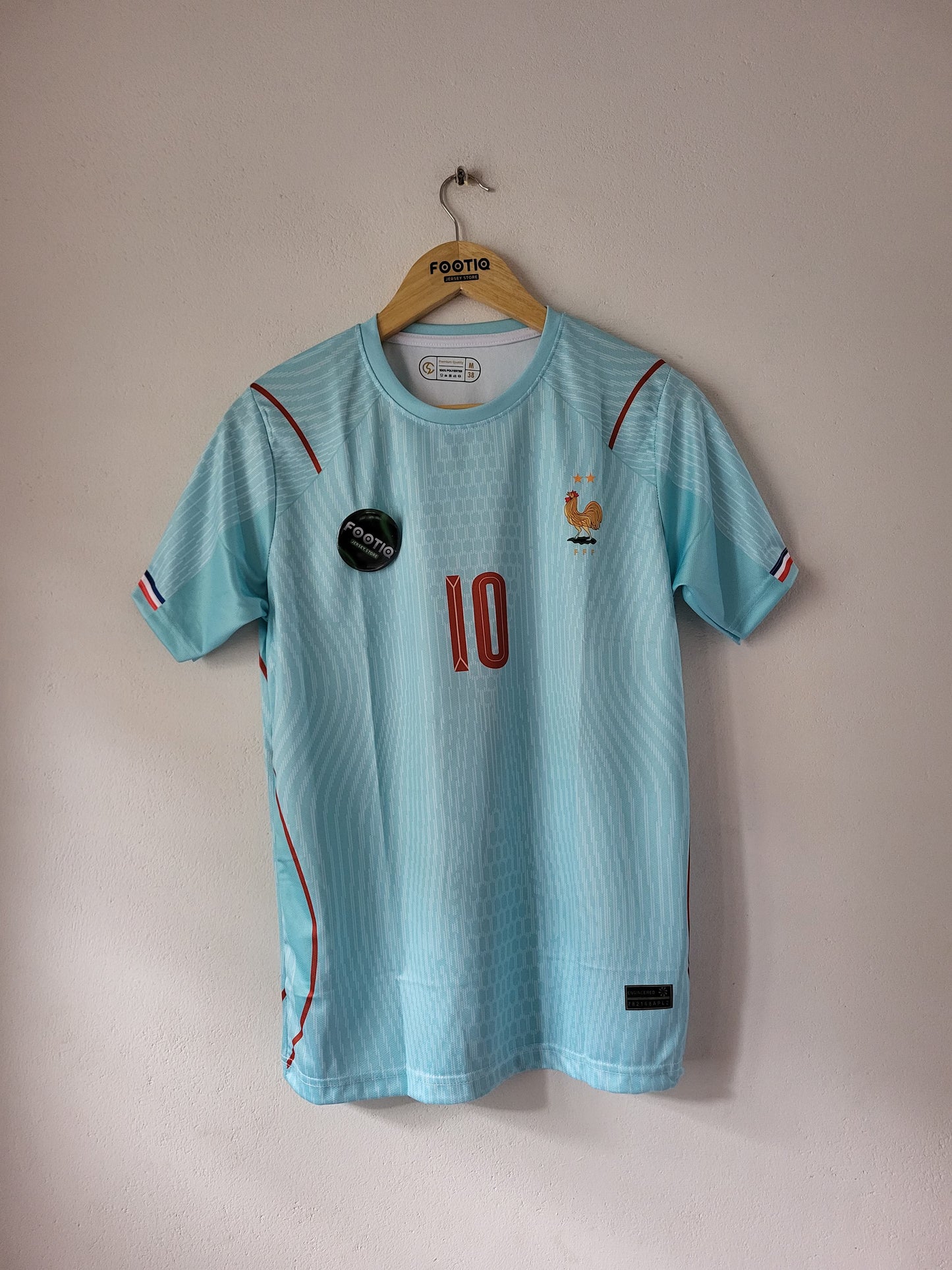 K Mbappe France Away Jersey 2026 Sublimation, Blue Colour