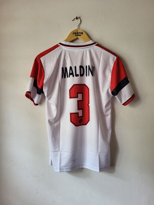 MALDINI AC MILAN AWAY KIT 1994-95 COLLAR SUBLIMATION