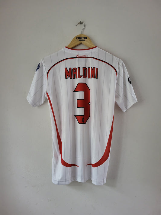 MALDINI AC MILAN AWAY KIT 2006-07 PREMIUM EMBROIDERY