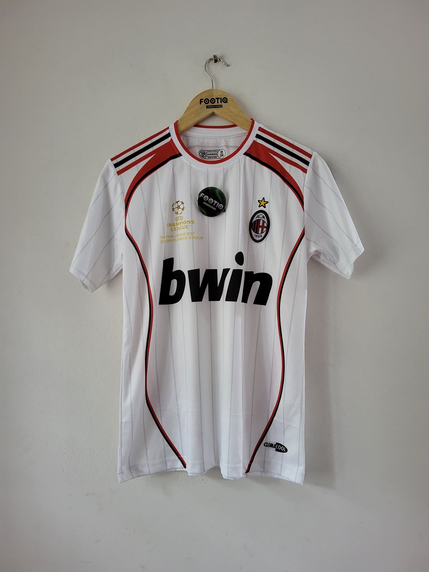 MALDINI AC MILAN AWAY KIT 2006-07 PREMIUM EMBROIDERY