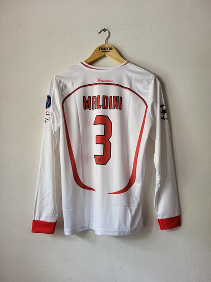 MALDINI AC MILAN AWAY KIT 2006-07 FULL SLEEVE PREMIUM EMBROIDERY