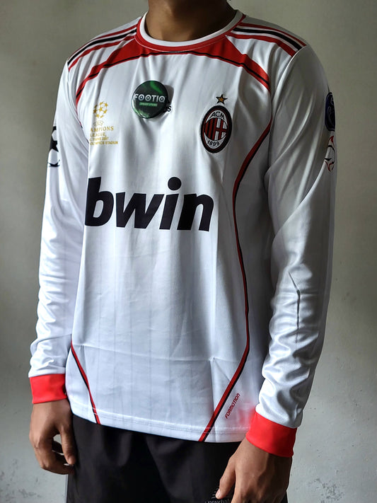 MALDINI AC MILAN AWAY KIT 2006-07 FULL SLEEVE PREMIUM EMBROIDERY