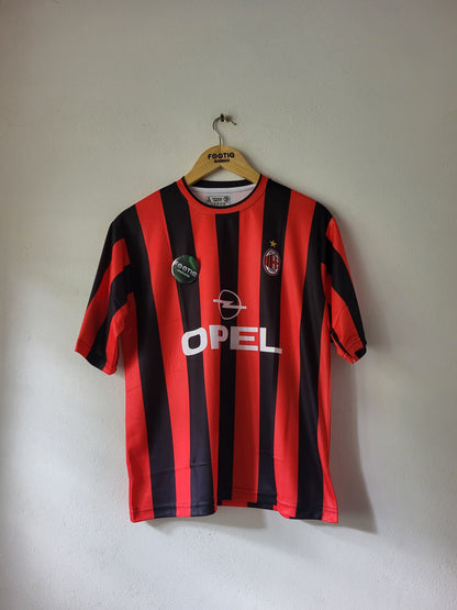 MALDINI AC MILAN HOME KIT 1995-96 FIVE SLEEVE SUBLIMATION