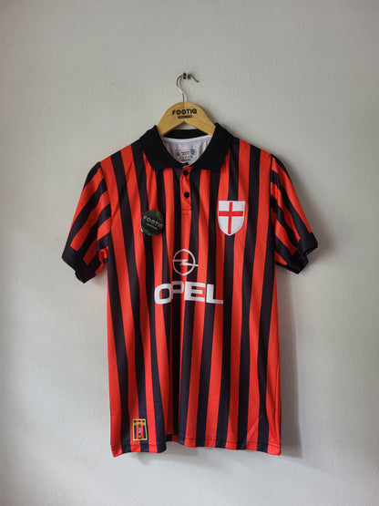 MALDINI AC MILAN HOME KIT 1999-20 COLLAR PREMIUM EMBROIDERY