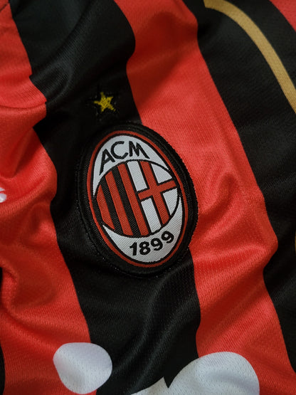 MALDINI AC MILAN HOME KIT 2006-07 COLLAR FULL SLEEVE PREMIUM EMBROIDERY