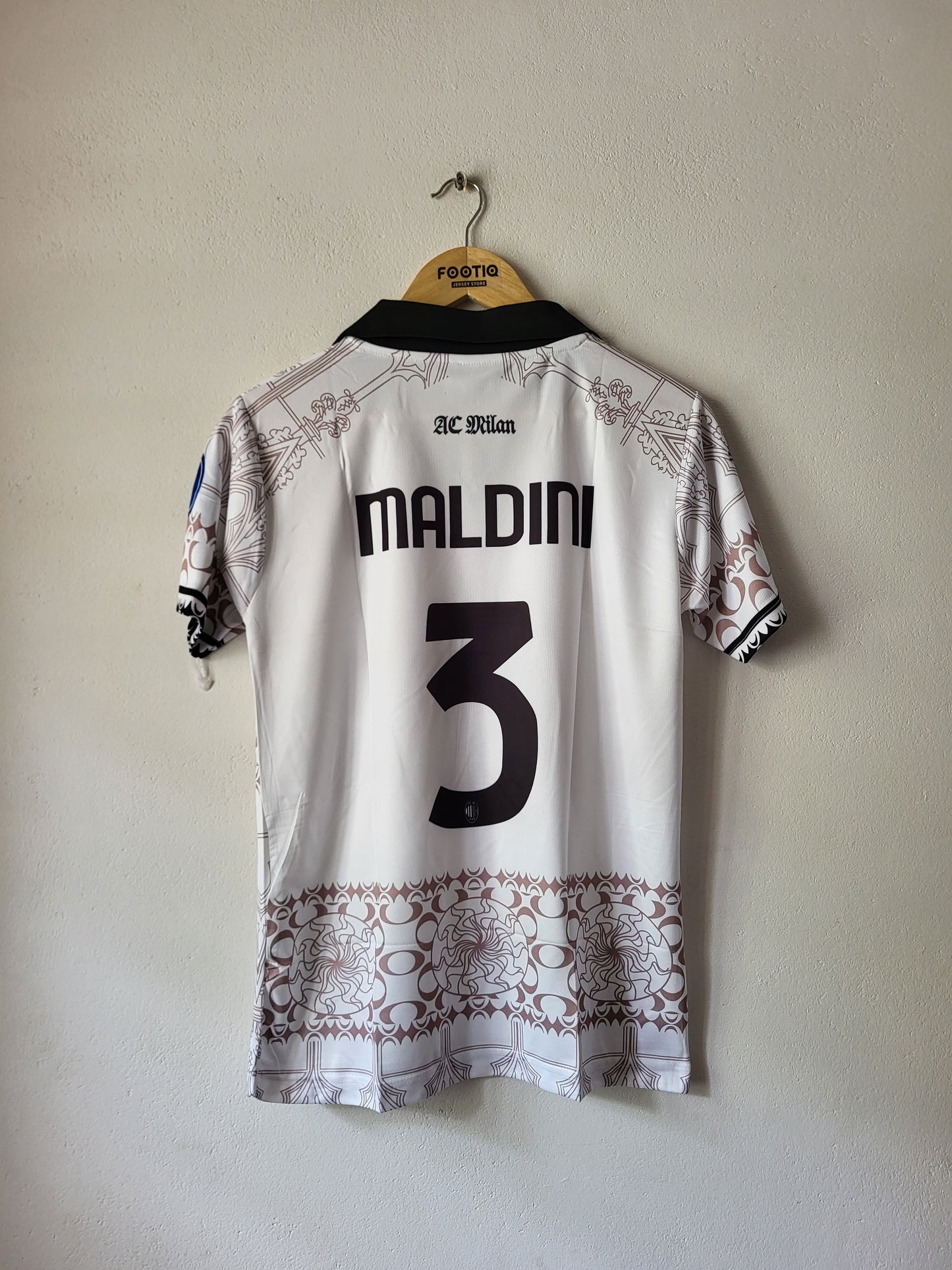 MALDINI AC MILAN SPECIAL EDITION COLLAR PREMIUM EMBROIDERY