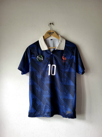 K MBAPPE FRANCE 2026 HOME JERSEY COLLAR SUBLIMATION
