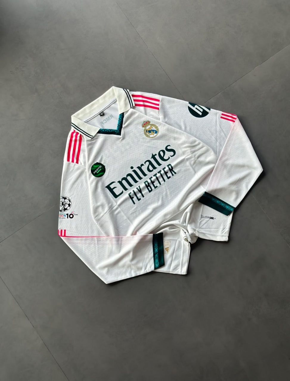 Mbappe Real Madrid Home Kit 2026-27 Collar Full Sleeve Sublimation