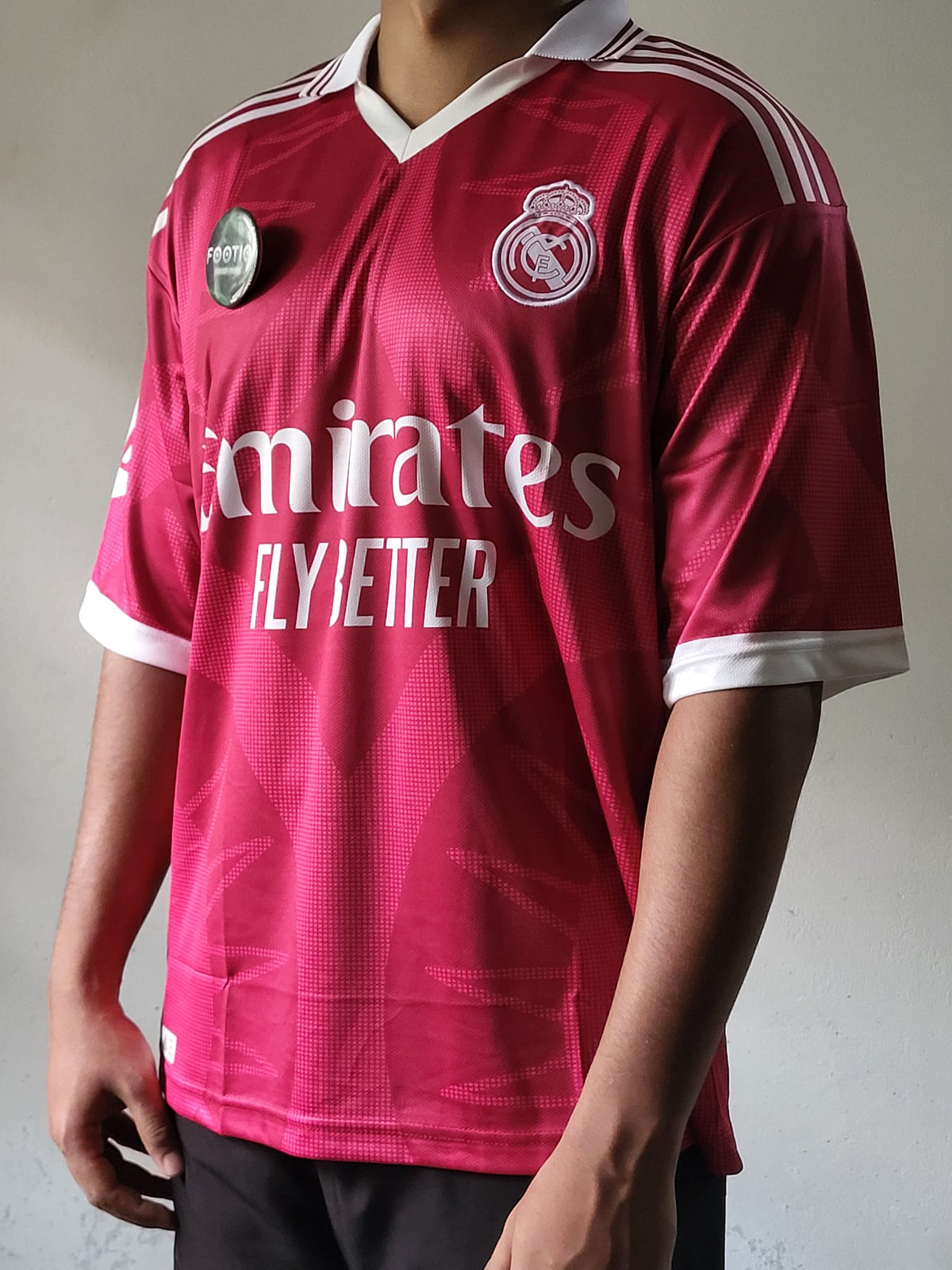 MBAPPE REAL MADRID THIRD KIT PINK 2026-27 COLLAR FIVE SLEEVE PREMIUM EMBROIDERY