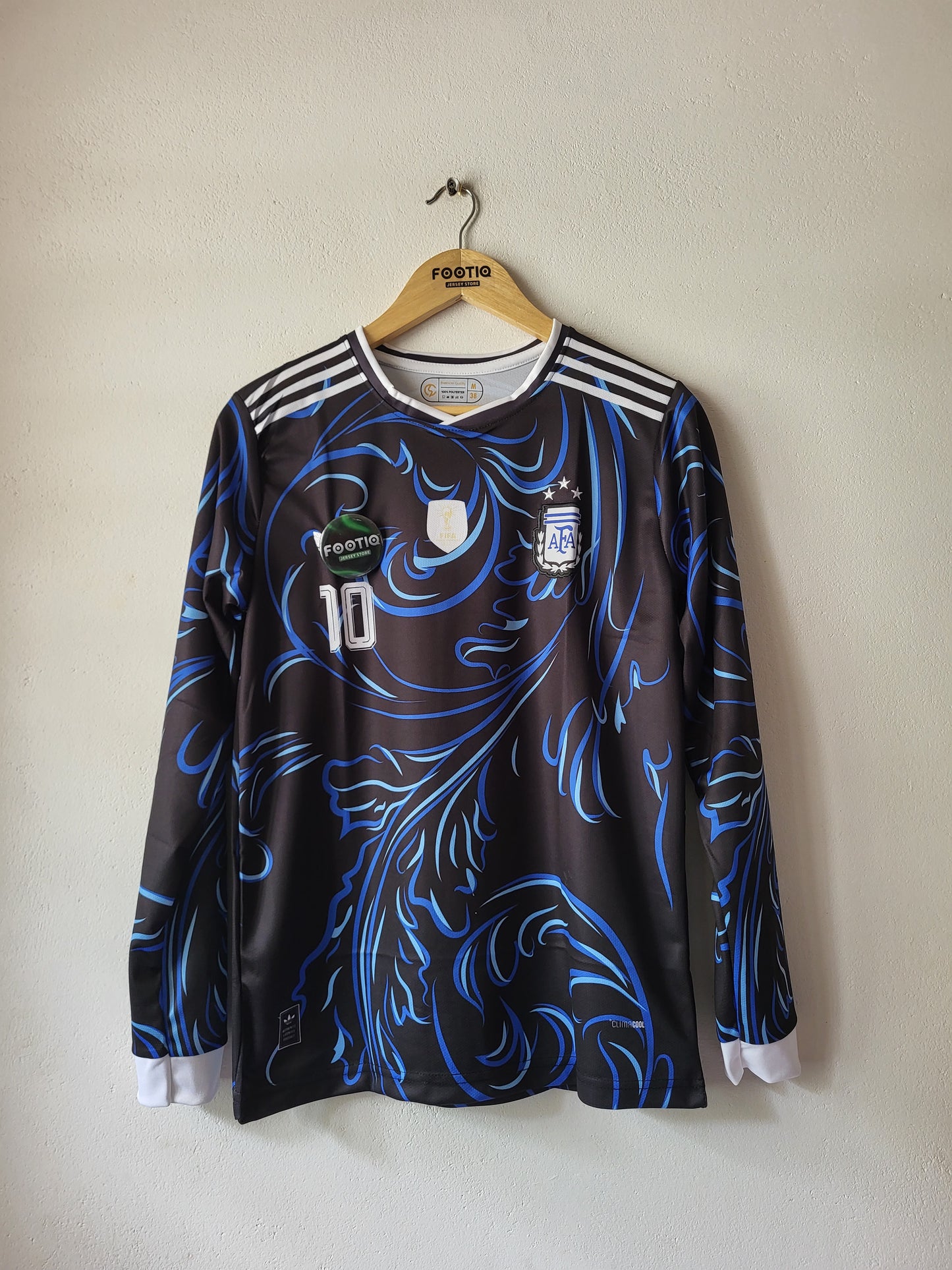 MESSI ARGENTINA AWAY JERSEY 2026 FULL SLEEVE PREMIUM EMBROIDERY