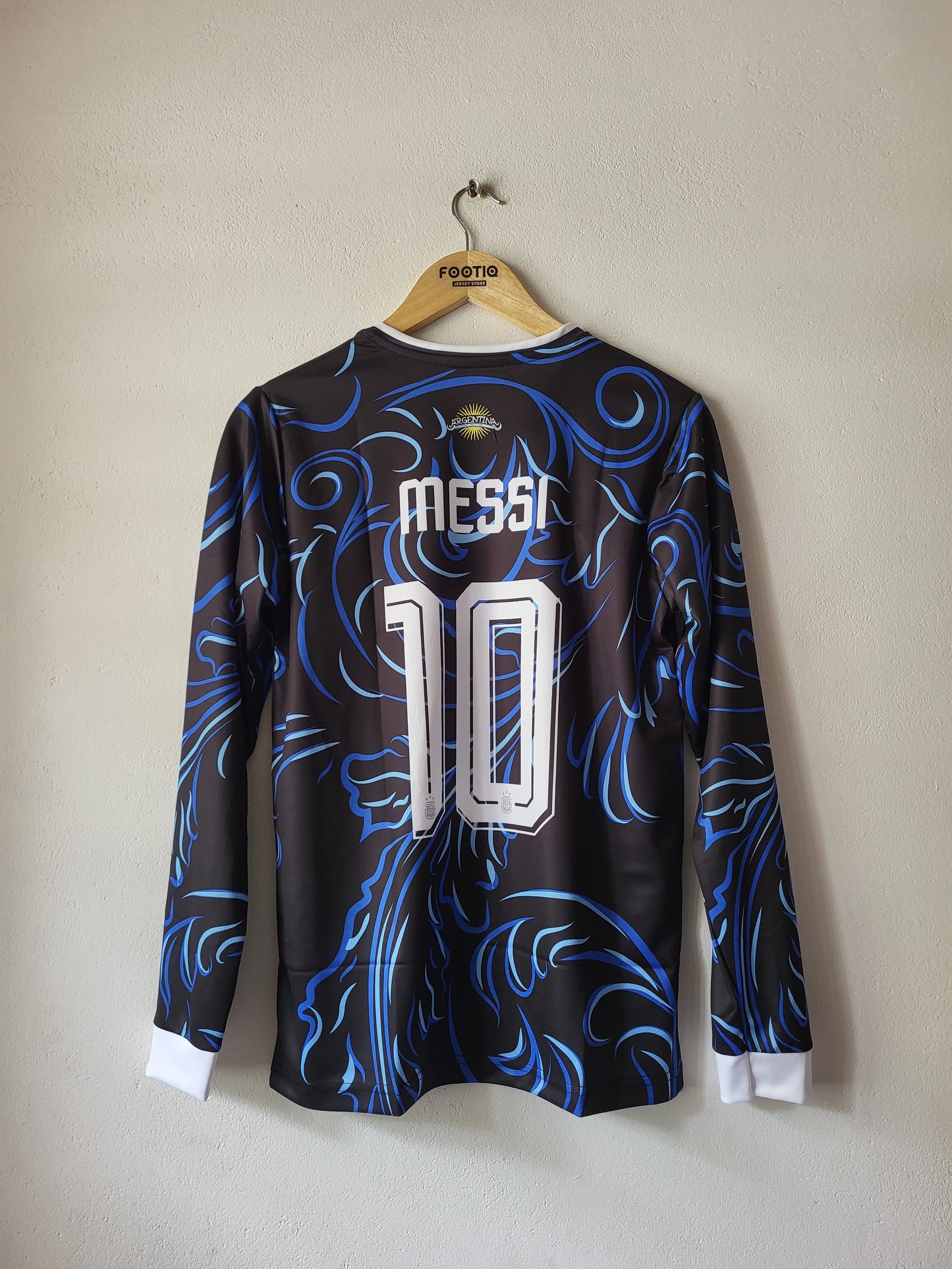 MESSI ARGENTINA AWAY JERSEY 2026 FULL SLEEVE PREMIUM EMBROIDERY