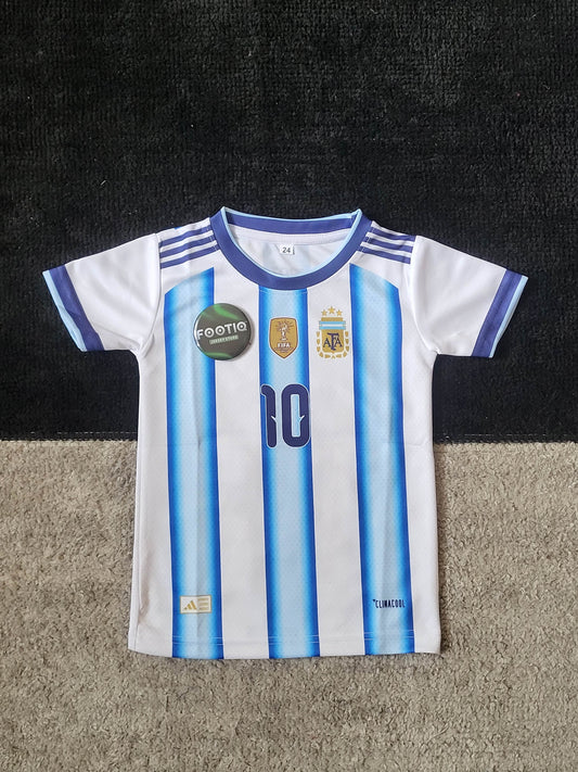 MESSI ARGENTINA 2026 HOME KIT SUBLIMATION KIDS