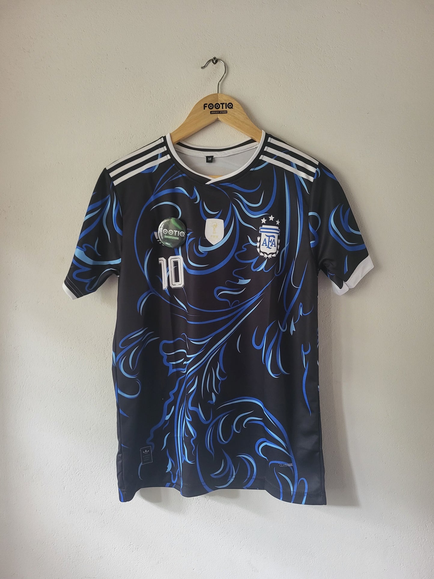 MESSI ARGENTINA AWAY JERSEY 2026 V PATCH NECK SUBLIMATION