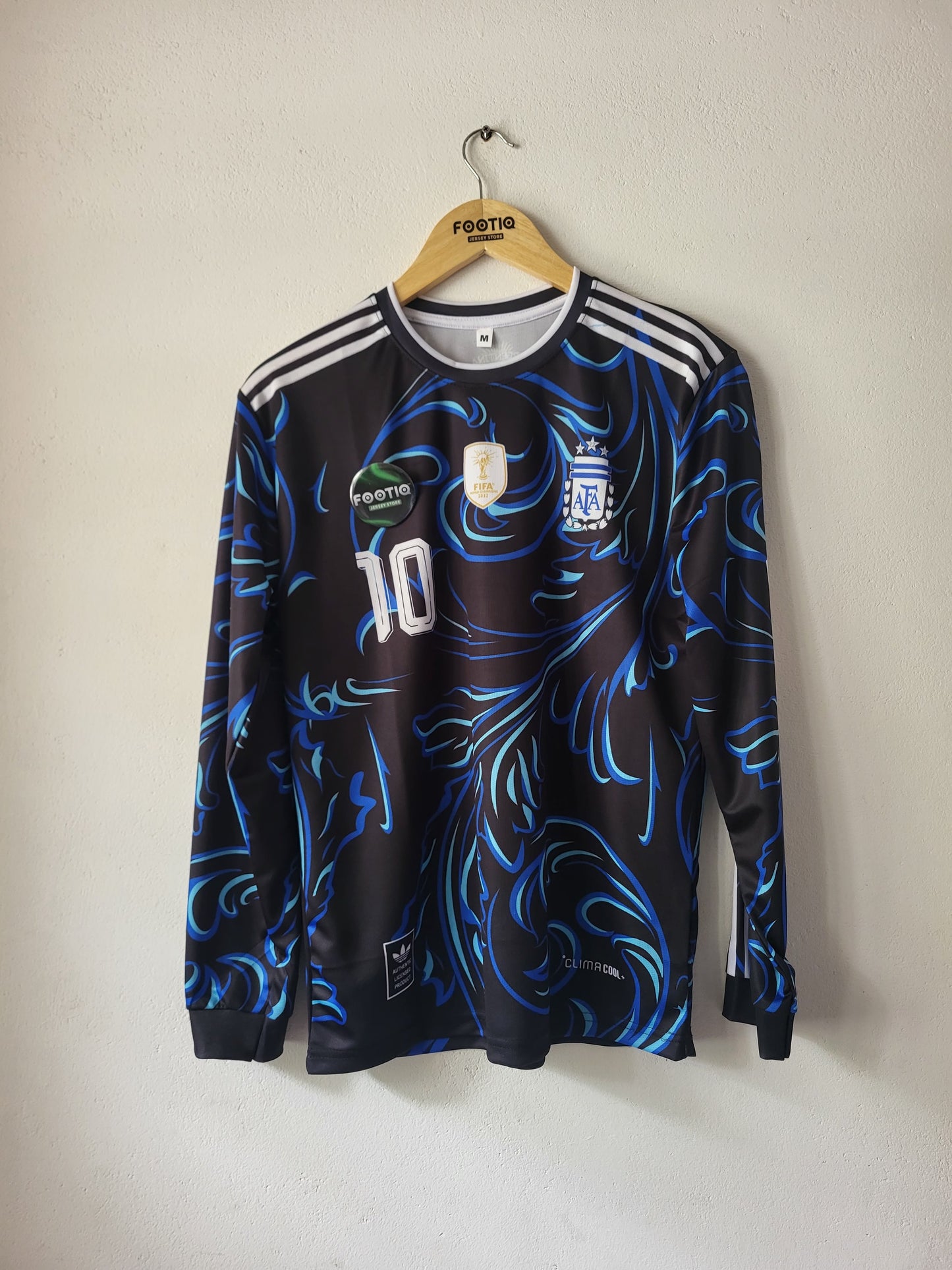 MESSI ARGENTINA AWAY JERSEY 2026 FULL SLEEVE SUBLIMATION