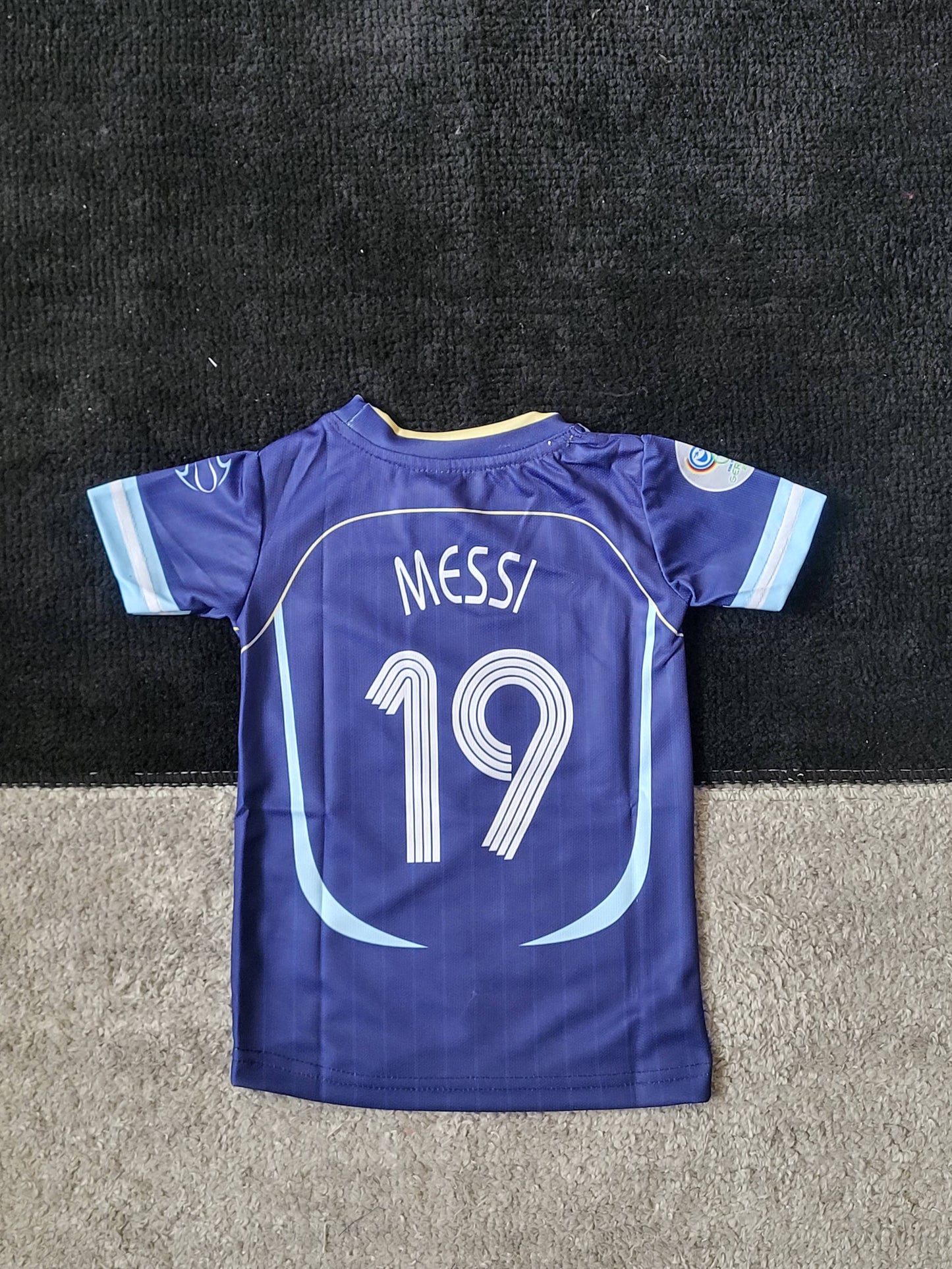 MESSI ARGENTINA AWAY KIT 2006 SUBLIMATION KIDS