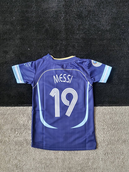 MESSI ARGENTINA AWAY KIT 2006 SUBLIMATION KIDS