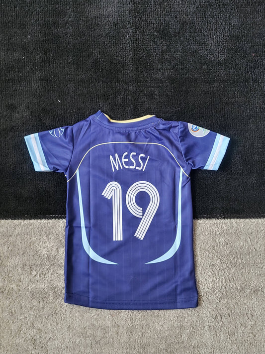 MESSI ARGENTINA AWAY KIT 2006 SUBLIMATION KIDS