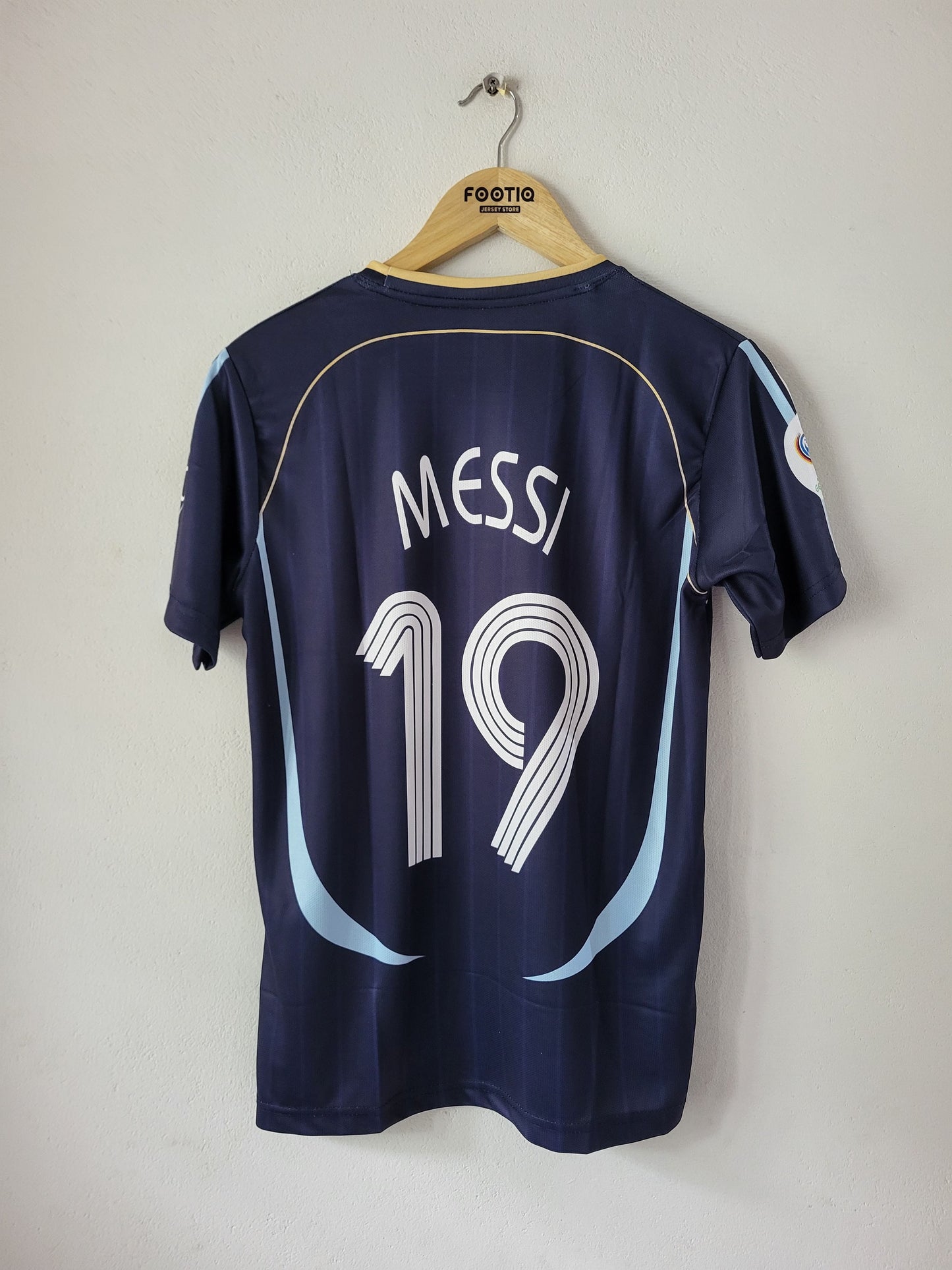 MESSI ARGENTINA AWAY KIT 2006 PREMIUM EMBROIDERY