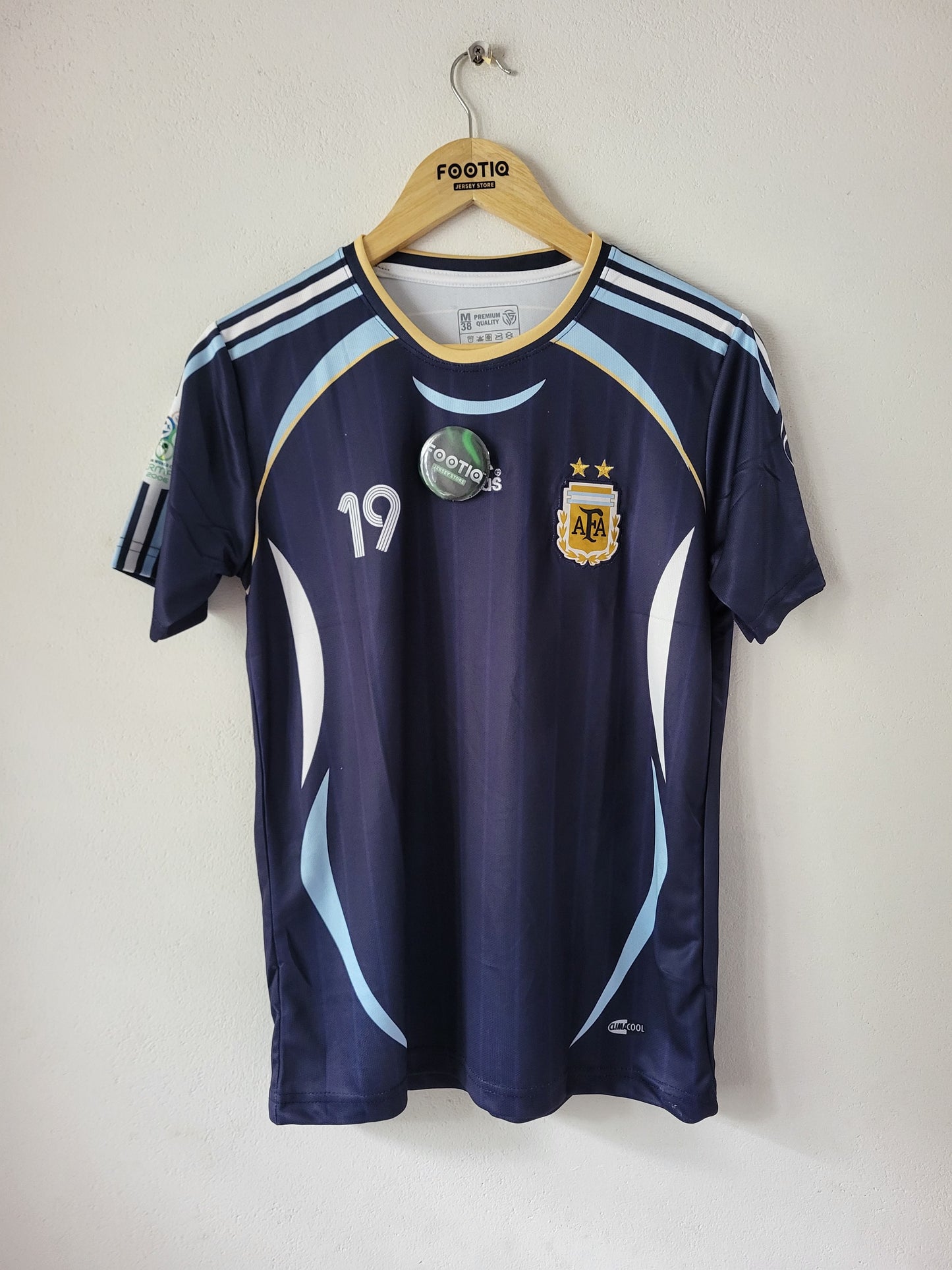 MESSI ARGENTINA AWAY KIT 2006 PREMIUM EMBROIDERY
