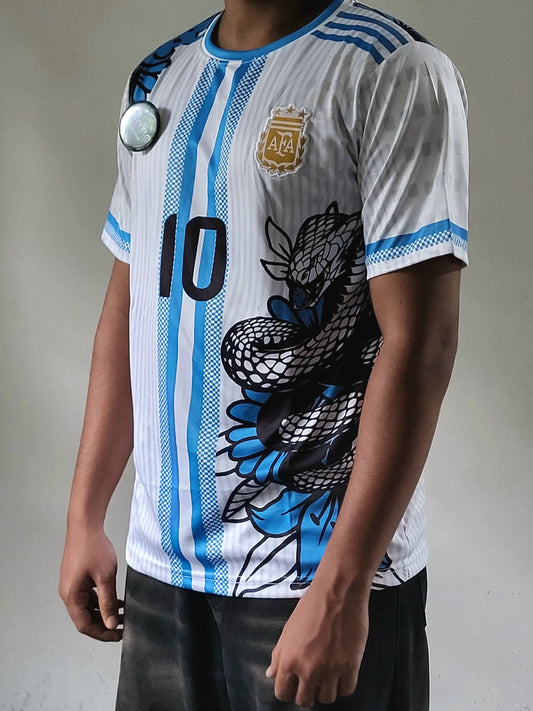 Messi Argentina Dragon Special Edition Premium Embroidery, Argentina special edition jersey, dragon Jersey, embroidery, most selling, trusted store