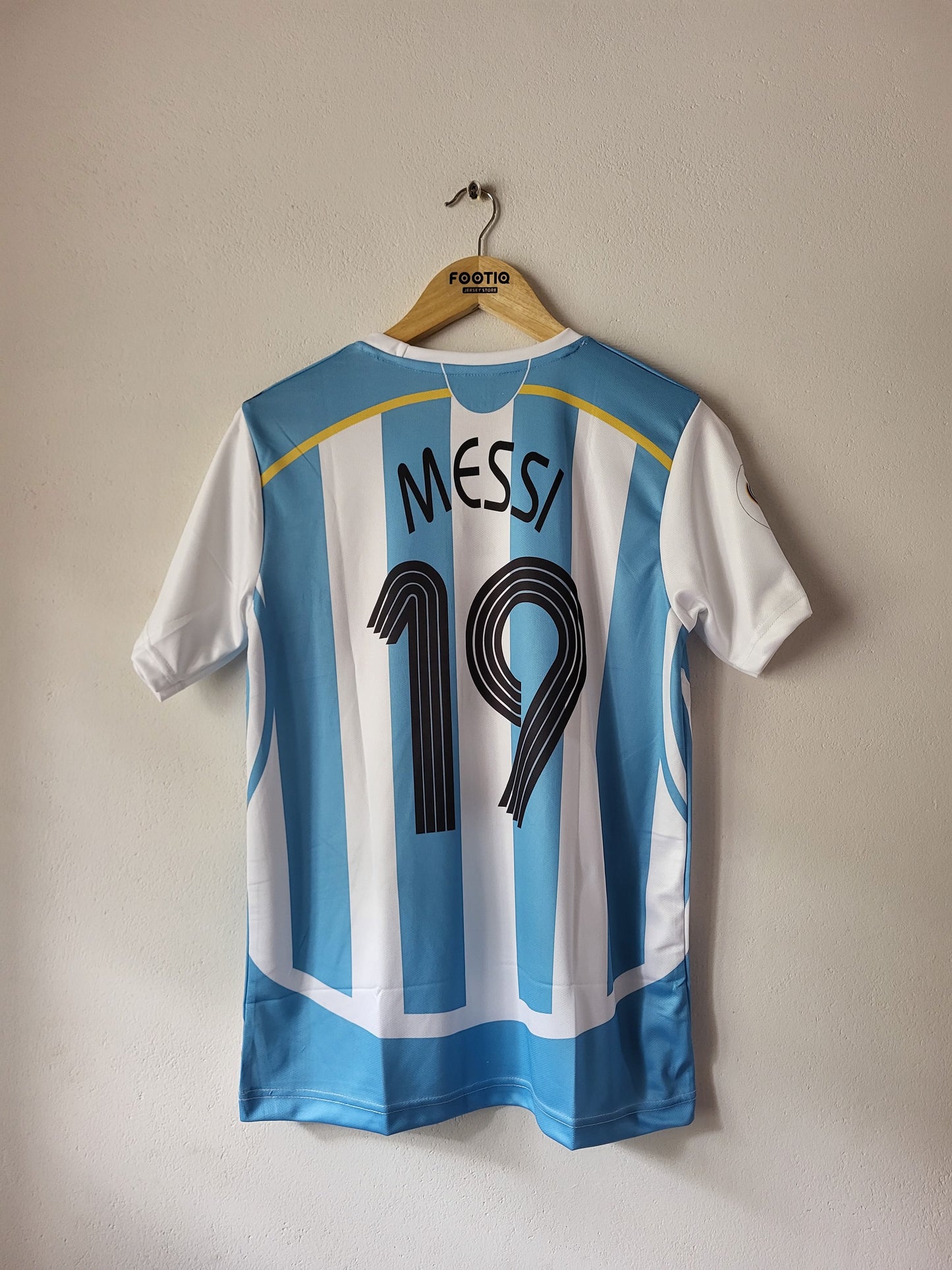 MESSI ARGENTINA HOME KIT 2006 PREMIUM EMBROIDERY
