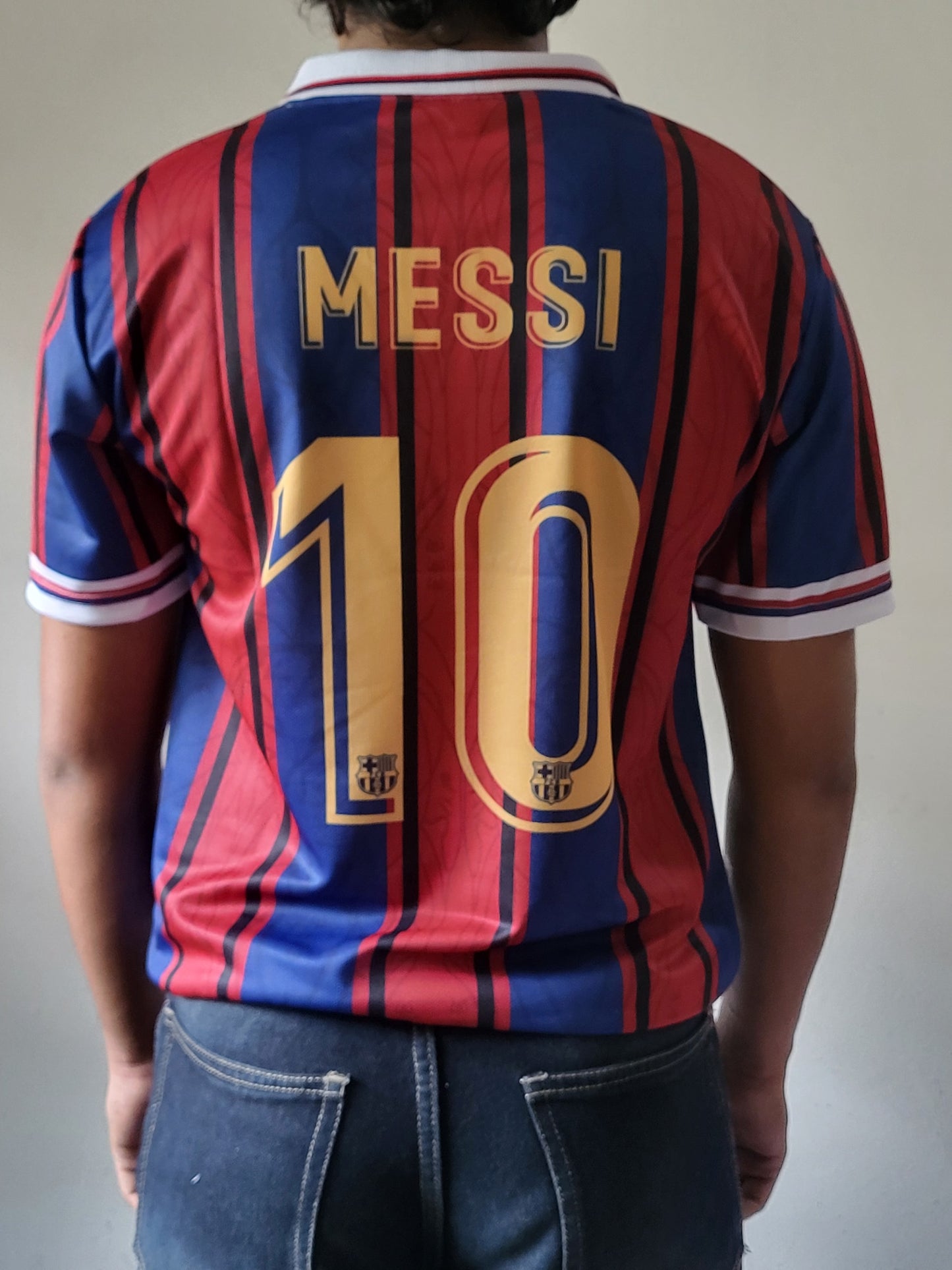 MESSI BARCELONA ANNIVERSARY SPECIAL EDITION COLLAR PREMIUM EMBROIDERY