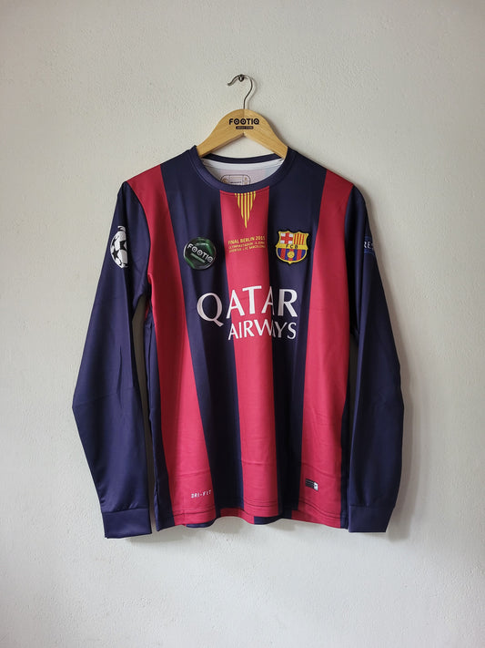 MESSI BARCELONA HOME KIT 2014-15 FULL SLEEVE PREMIUM EMBROIDERY