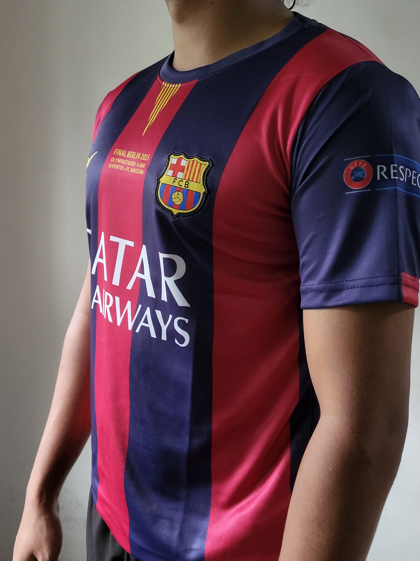 MESSI BARCELONA HOME KIT 2014-15 PREMIUM EMBROIDERY