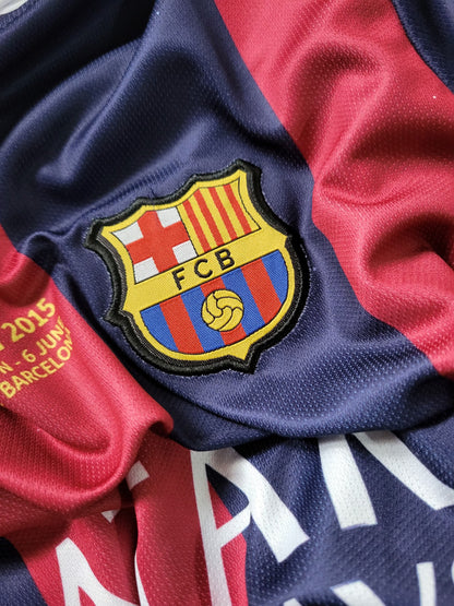NEYMAR JR BARCELONA HOME KIT 2014-15 FULL SLEEVE PREMIUM EMBROIDERY