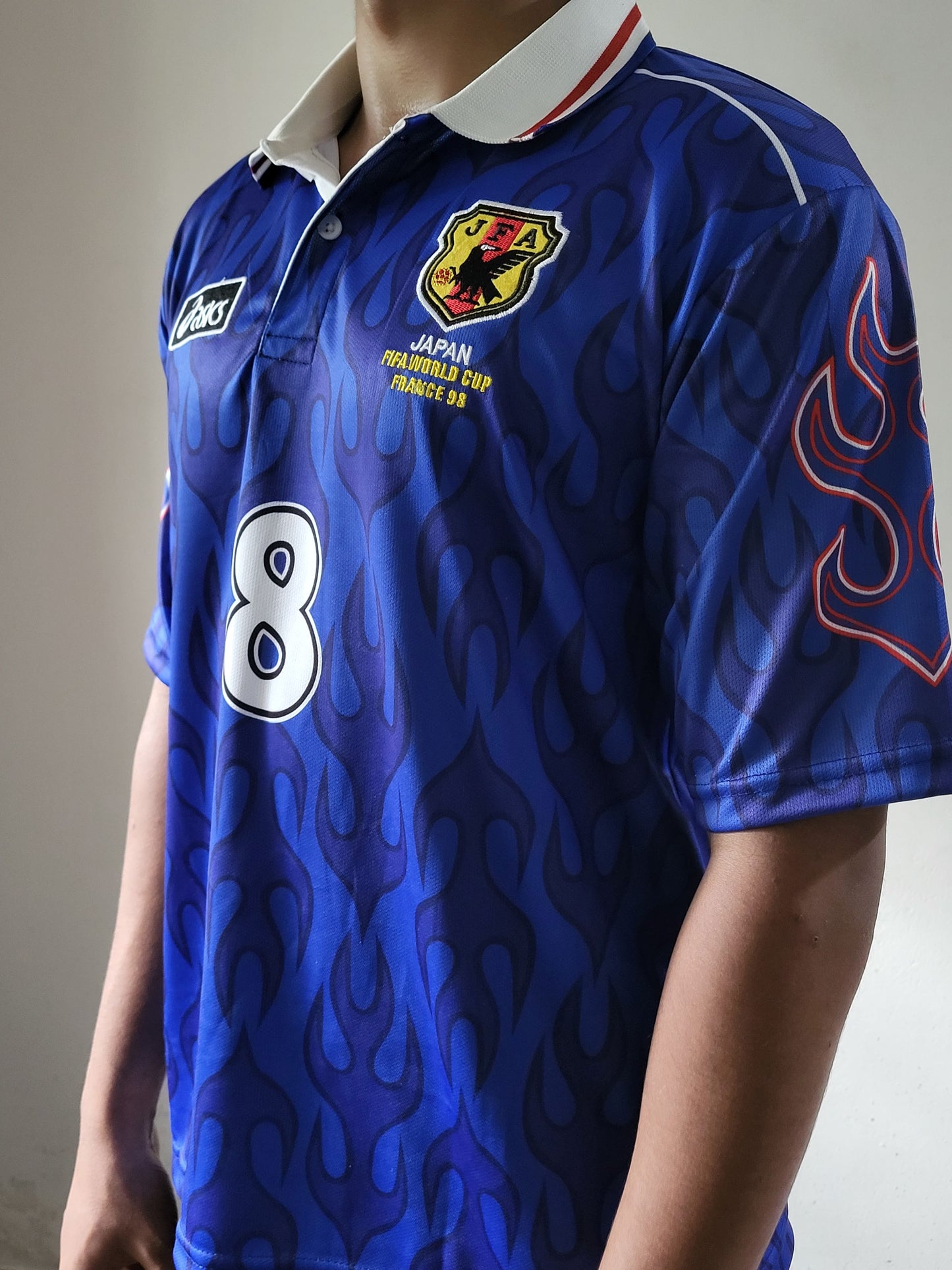 NAKATA JAPAN HOME KIT 1998 COLLAR FIVE SLEEVE PREMIUM EMBROIDERY