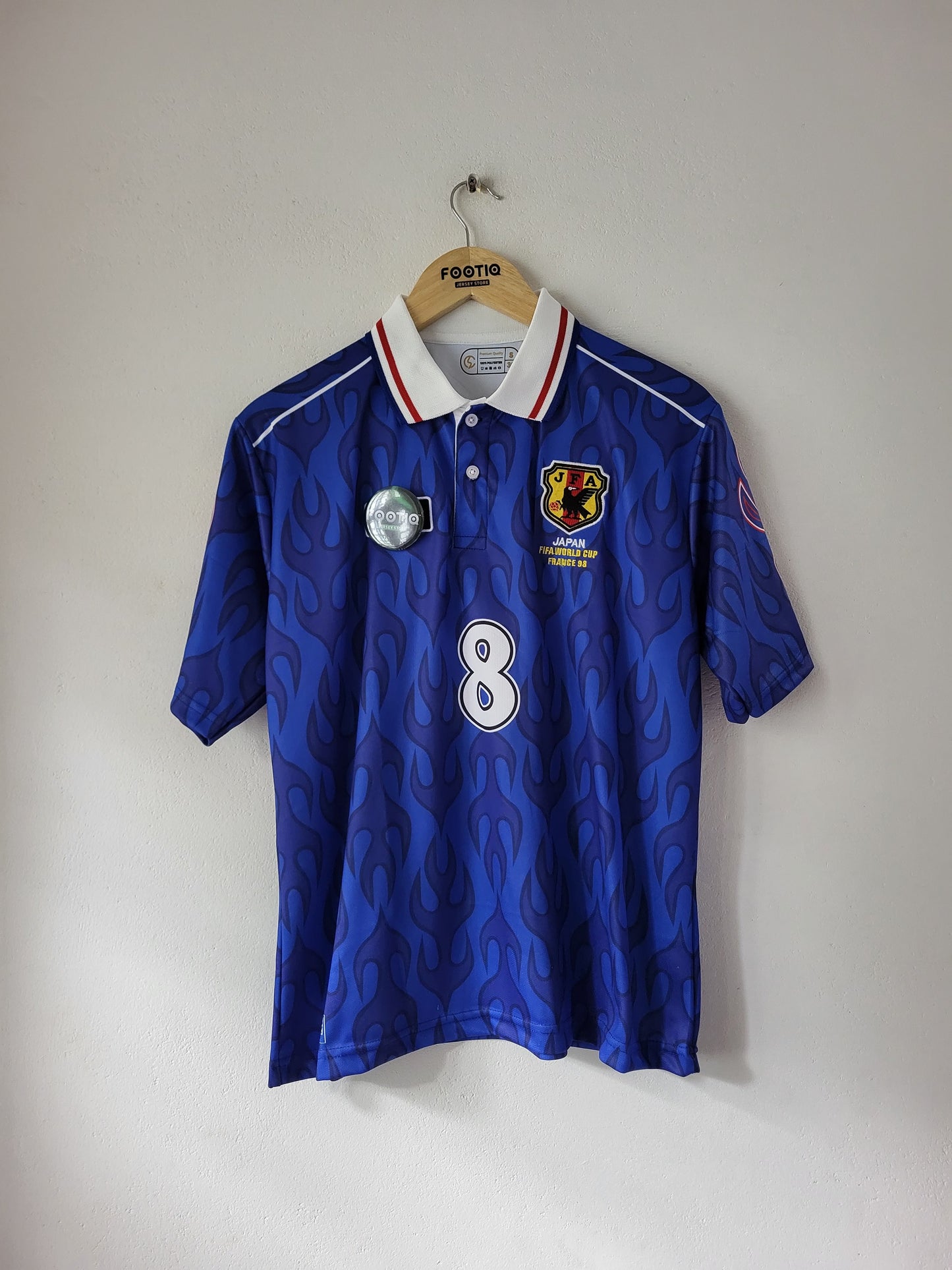 NAKATA JAPAN HOME KIT 1998 COLLAR FIVE SLEEVE PREMIUM EMBROIDERY