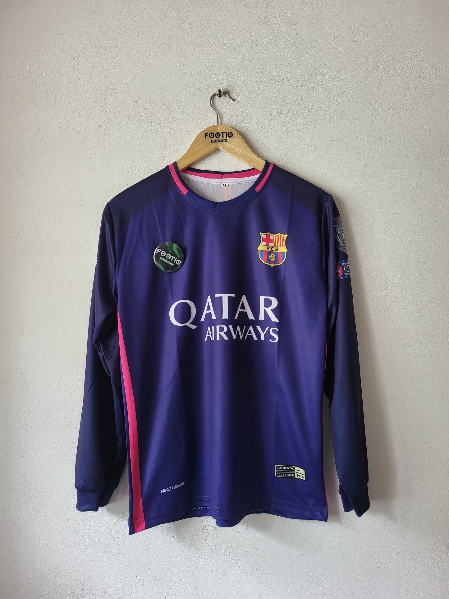 NEYMAR JR BARCELONA AWAY KIT 2016-17 FULL SLEEVE SUBLIMATION