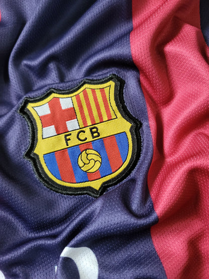 MESSI BARCELONA HOME KIT 2014-15 PREMIUM EMBROIDERY