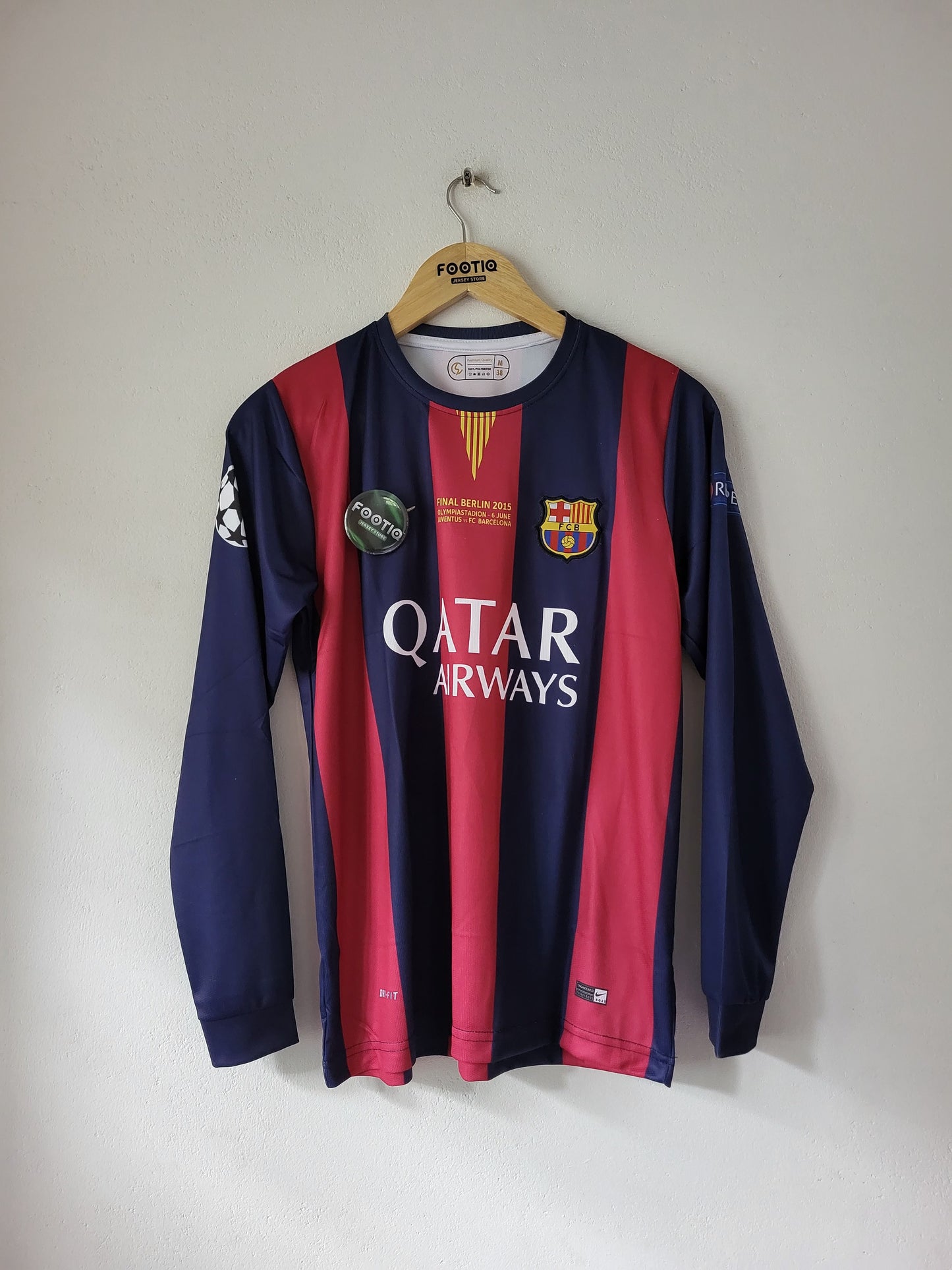 NEYMAR JR BARCELONA HOME KIT 2014-15 FULL SLEEVE PREMIUM EMBROIDERY