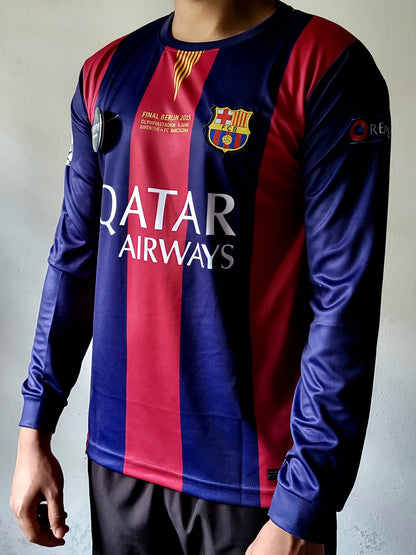 MESSI BARCELONA HOME KIT 2014-15 FULL SLEEVE PREMIUM EMBROIDERY