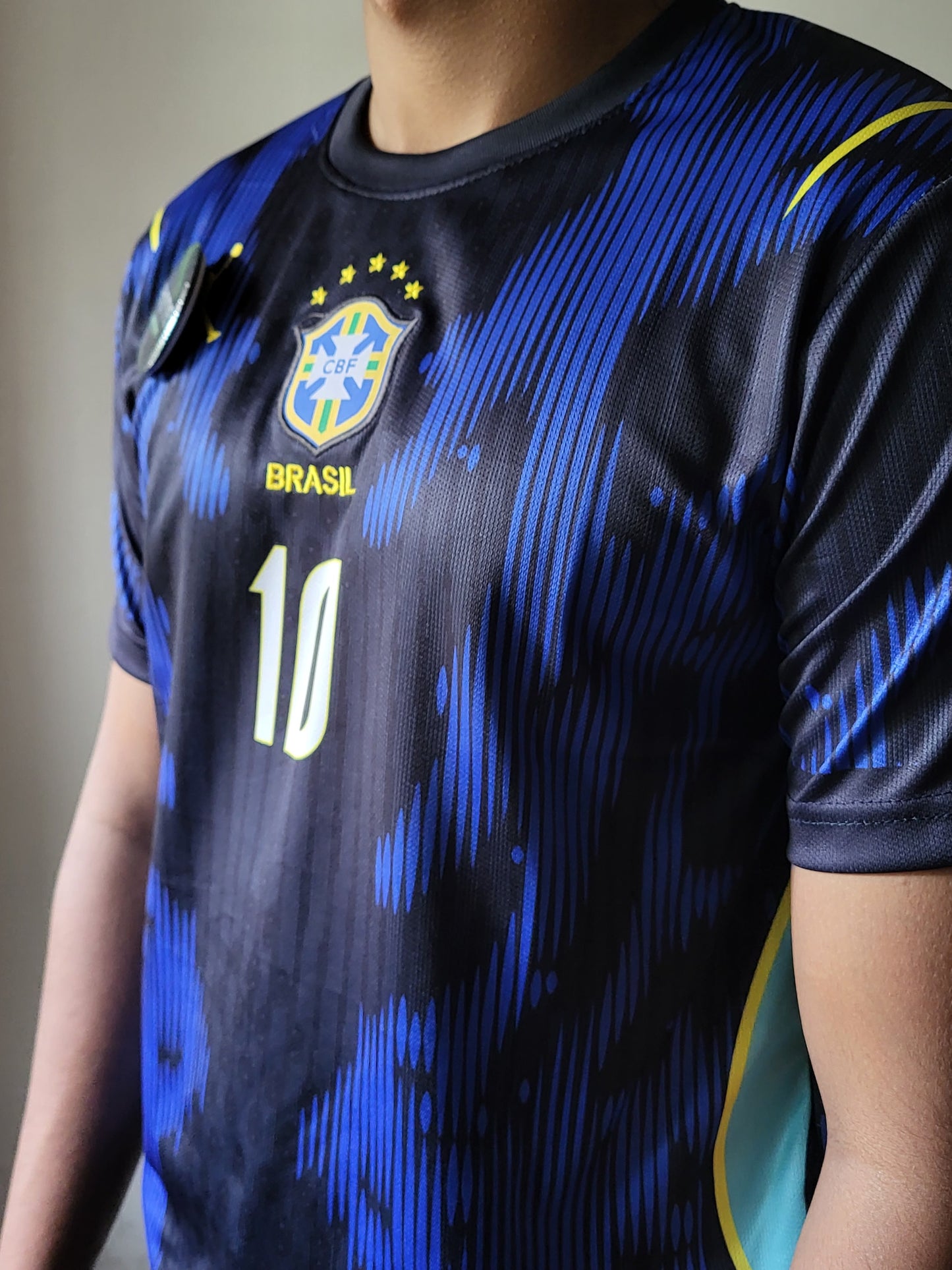 NEYMAR JR BRAZIL AWAY JERSEY 2026 PREMIUM EMBROIDERY