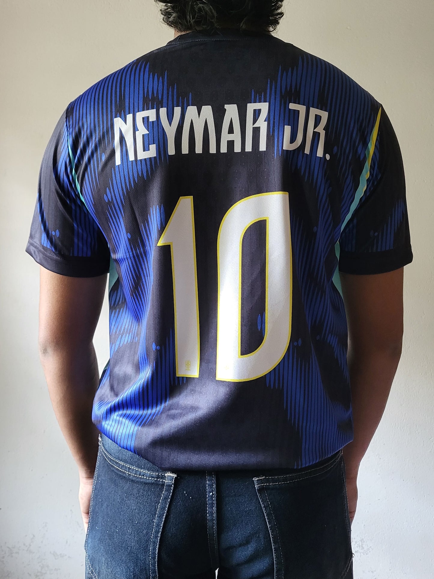 NEYMAR JR BRAZIL AWAY JERSEY 2026 PREMIUM EMBROIDERY