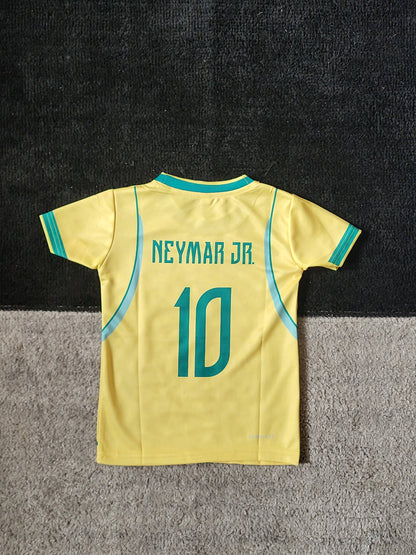 NEYMAR JR BRAZIL 2026 HOME KIT SUBLIMATION KIDS