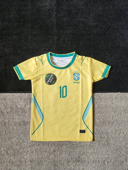 NEYMAR JR BRAZIL 2026 HOME KIT SUBLIMATION KIDS