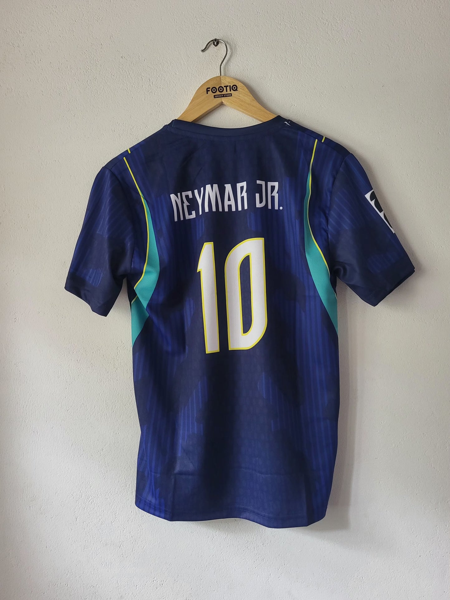 NEYMAR JR BRAZIL AWAY JERSEY 2026 PREMIUM EMBROIDERY