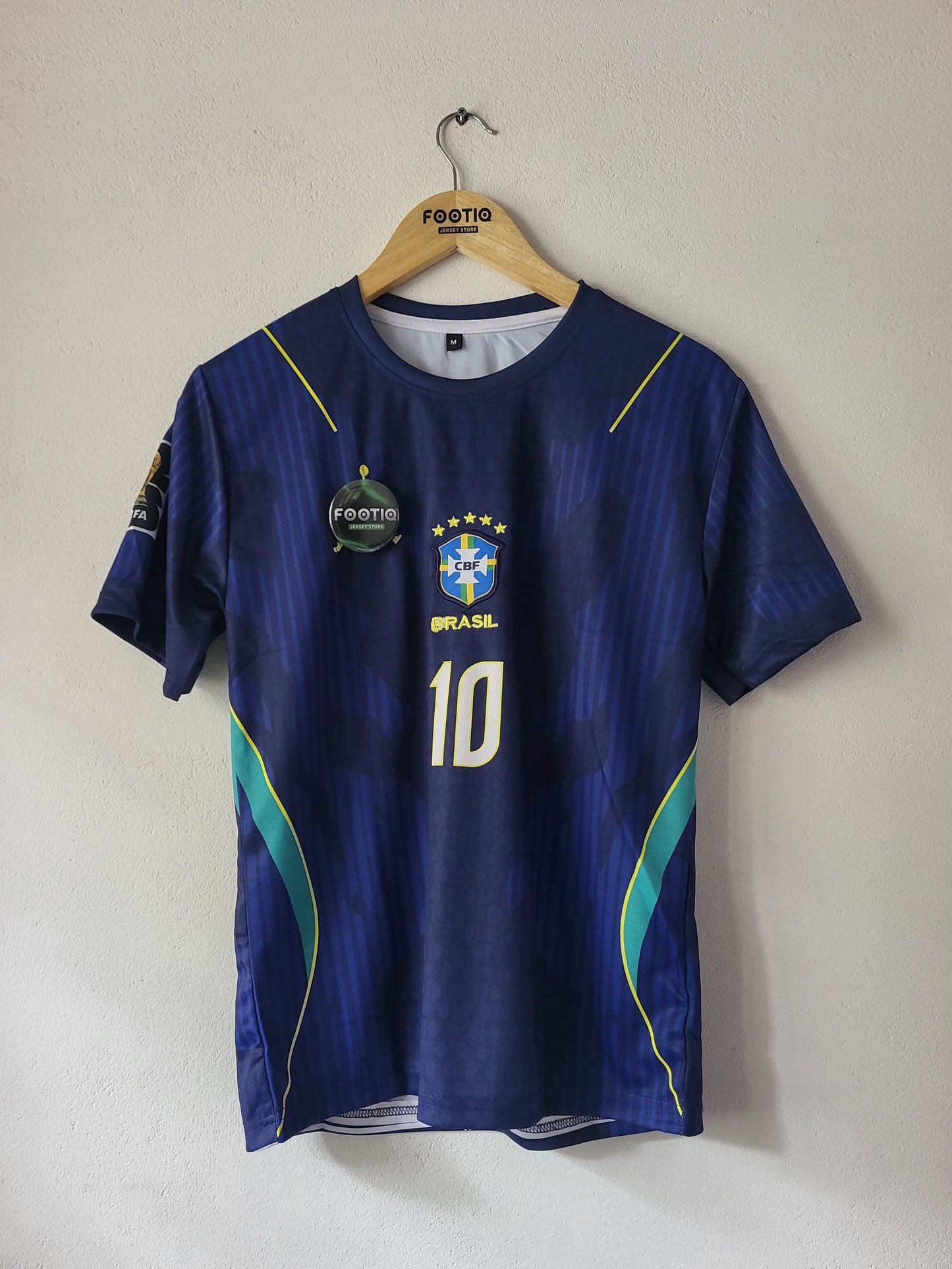 NEYMAR JR BRAZIL AWAY JERSEY 2026 PREMIUM EMBROIDERY
