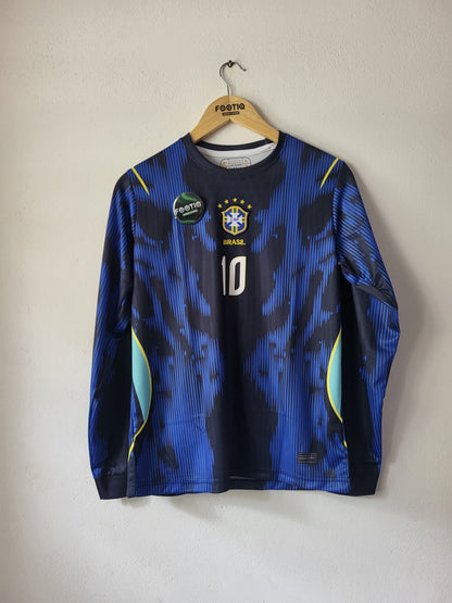 NEYMAR JR BRAZIL AWAY JERSEY 2026 PREMIUM EMBROIDERY FULL SLEEVE