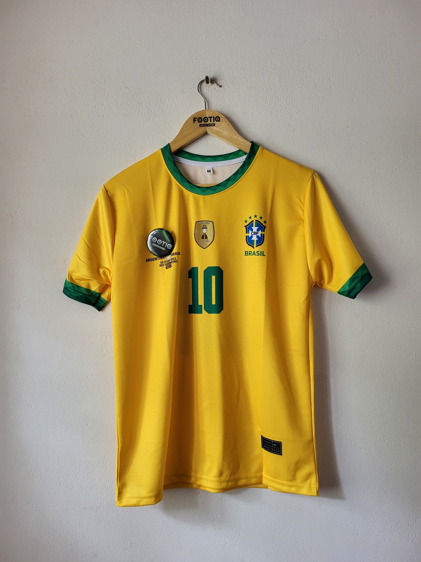NEYMAR JR BRAZIL HOME KIT 2021 SUBLIMATION